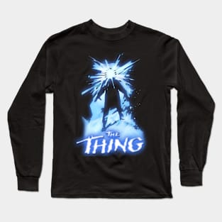 Embrace the Terror: Unearth Unimaginable Frights with Our 'The Thing' Horror T-Shirt! Long Sleeve T-Shirt